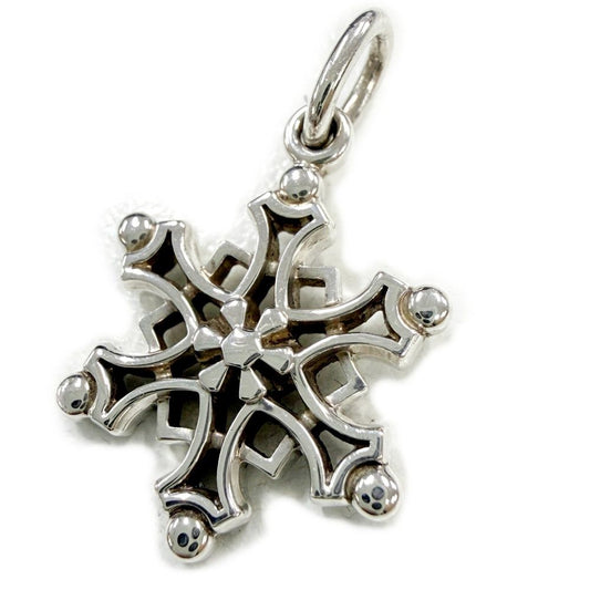 Tiffany & Co Silver Snowflake Pendant