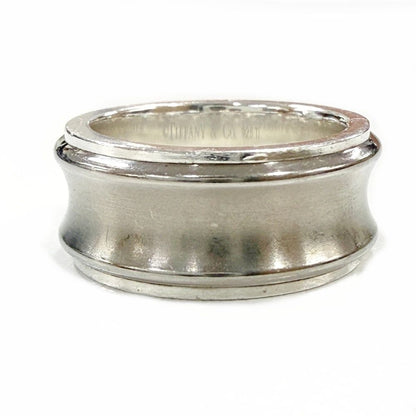 Tiffany & Co Silver Titanium Narrow Ring — view 3