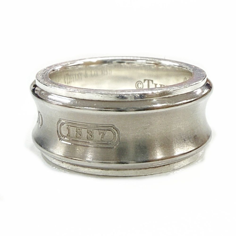 Tiffany & Co Silver Titanium Narrow Ring — view 2