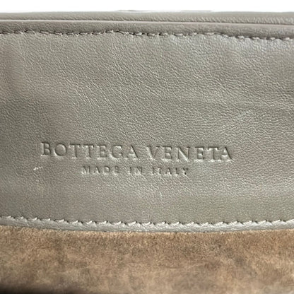 Bottega Veneta Shoulder Bag Intrecciato Dark Gray Detachable Strap Leather — view 9