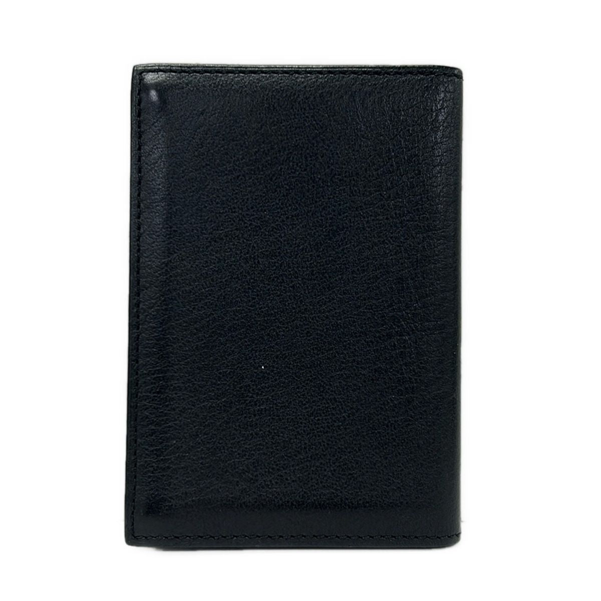Cartier Business Card Holder Cabochon Black Leather — view 2