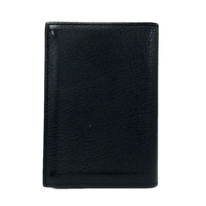 Cartier Business Card Holder Cabochon Black Leather — view 2