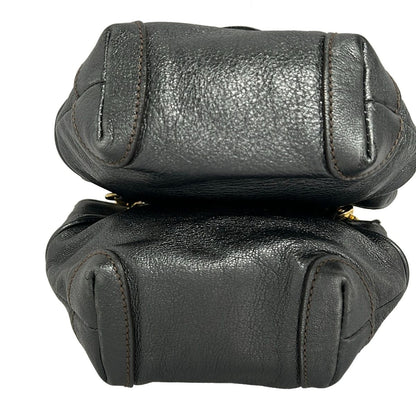 Dolce & Gabbana Shoulder Bag Dark Gray Chain with Removable Strap Leather — view 5