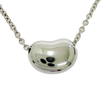 Tiffany & Co Silver Elsa Peretti Bean Mini Necklace — view 2