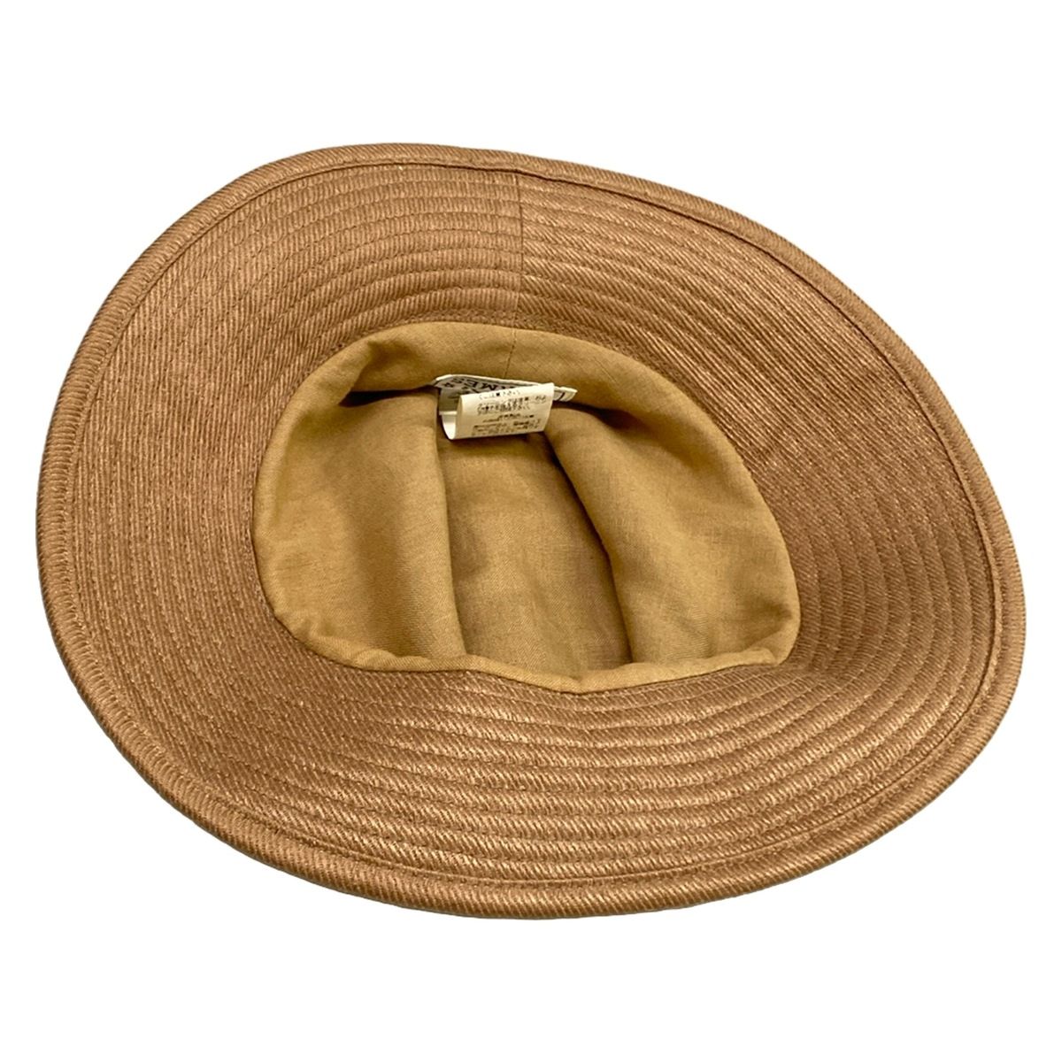 Hermes Hat 55 Light Brown Dark Linen — view 4