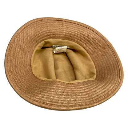 Hermes Hat 55 Light Brown Dark Linen — view 4