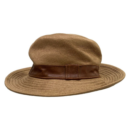 Hermes Hat 55 Light Brown Dark Linen — view 2