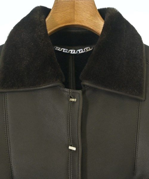 Fendi Coat Brown — view 4