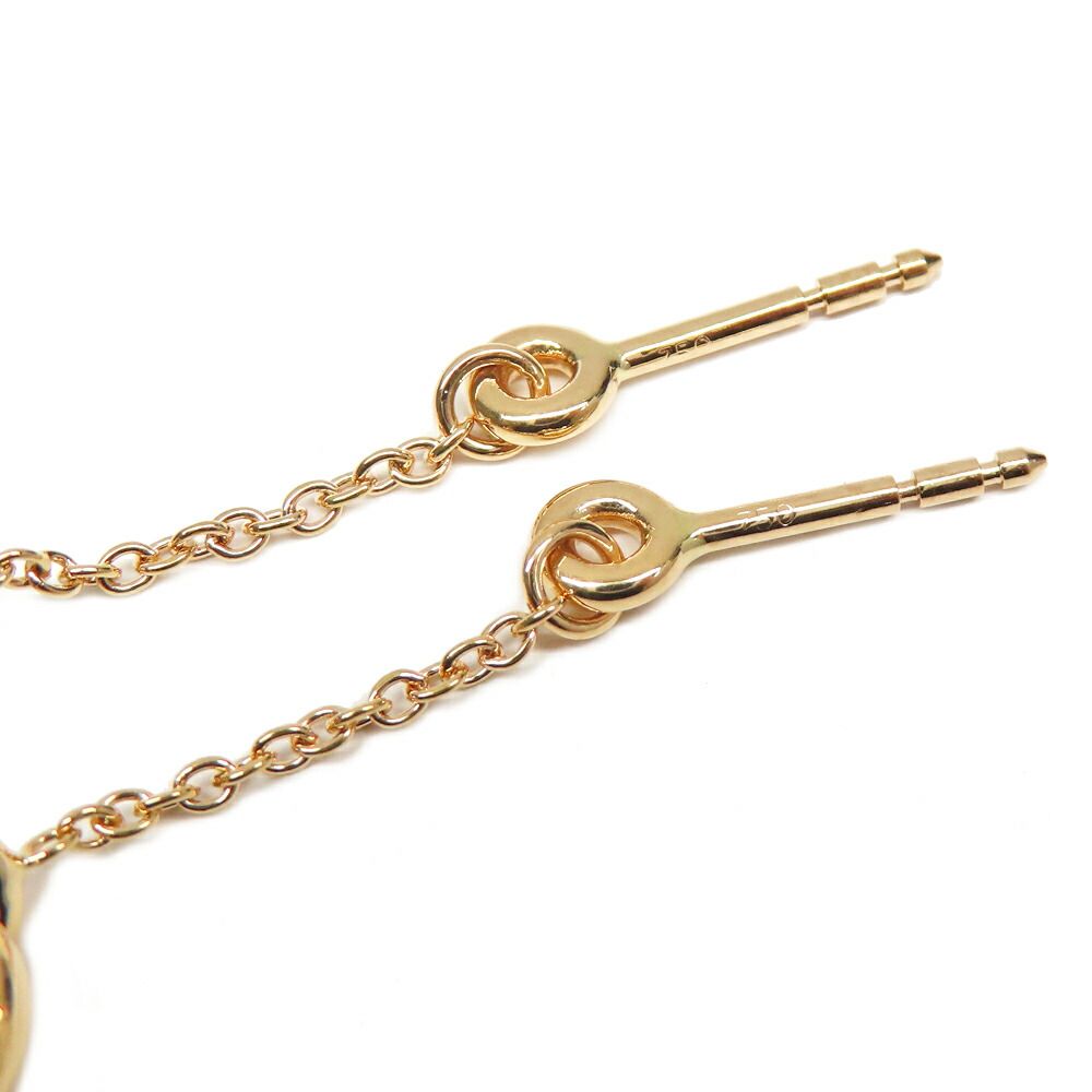 Hermes Earrings Chaine D'ancre Farandole Pink Gold — view 4