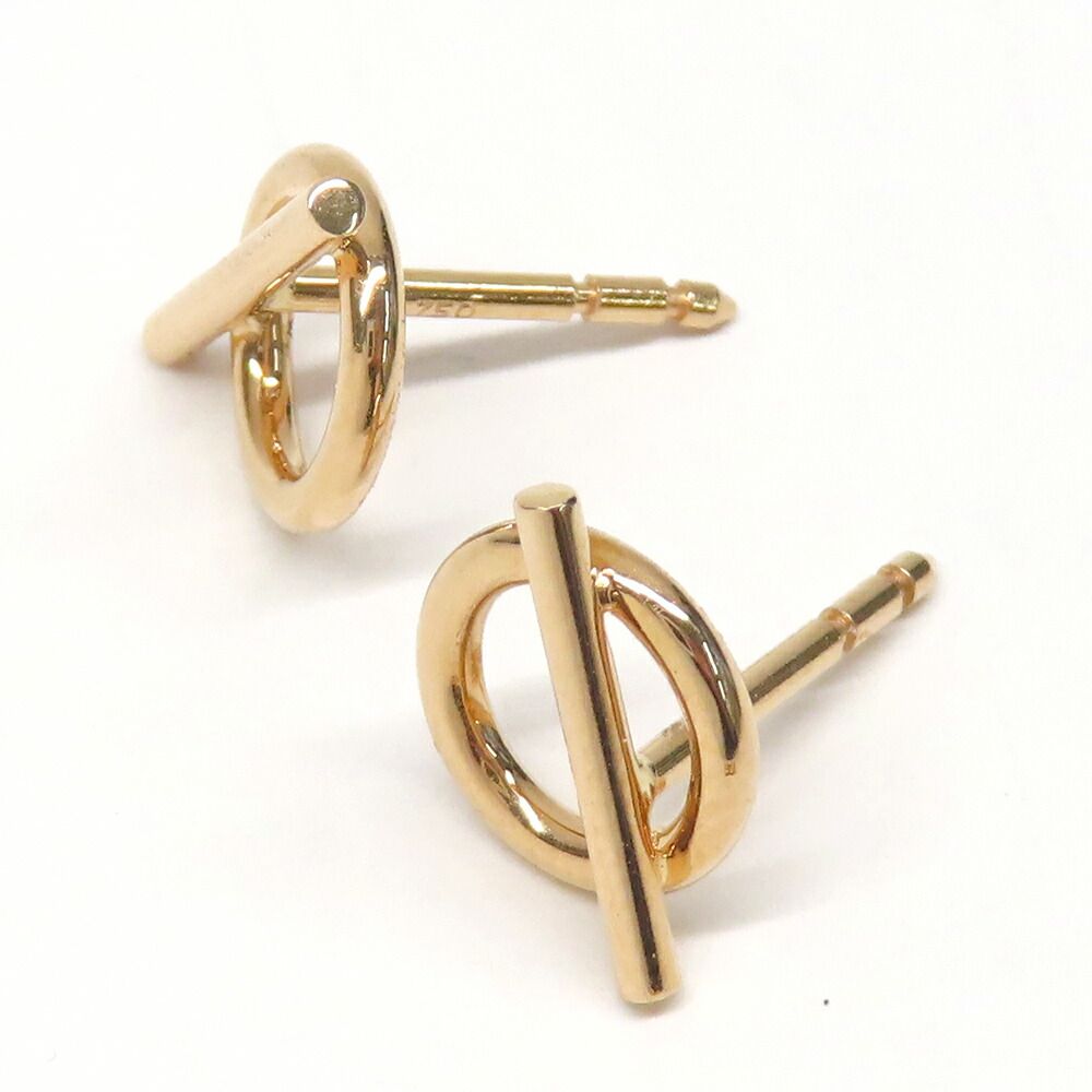 Hermes Earrings Echappee Pink Gold — view 2