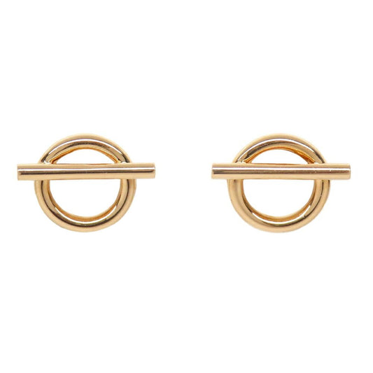 Hermes Earrings Echappee Pink Gold