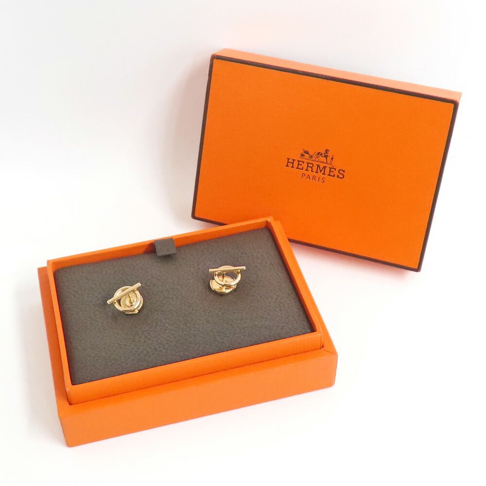 Hermes Earrings Echappee Pink Gold — view 9