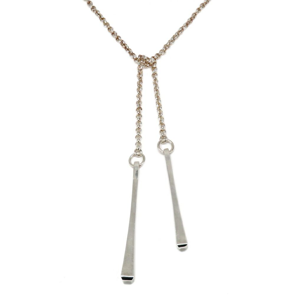 Hermes Necklace Cour de Forges Silver