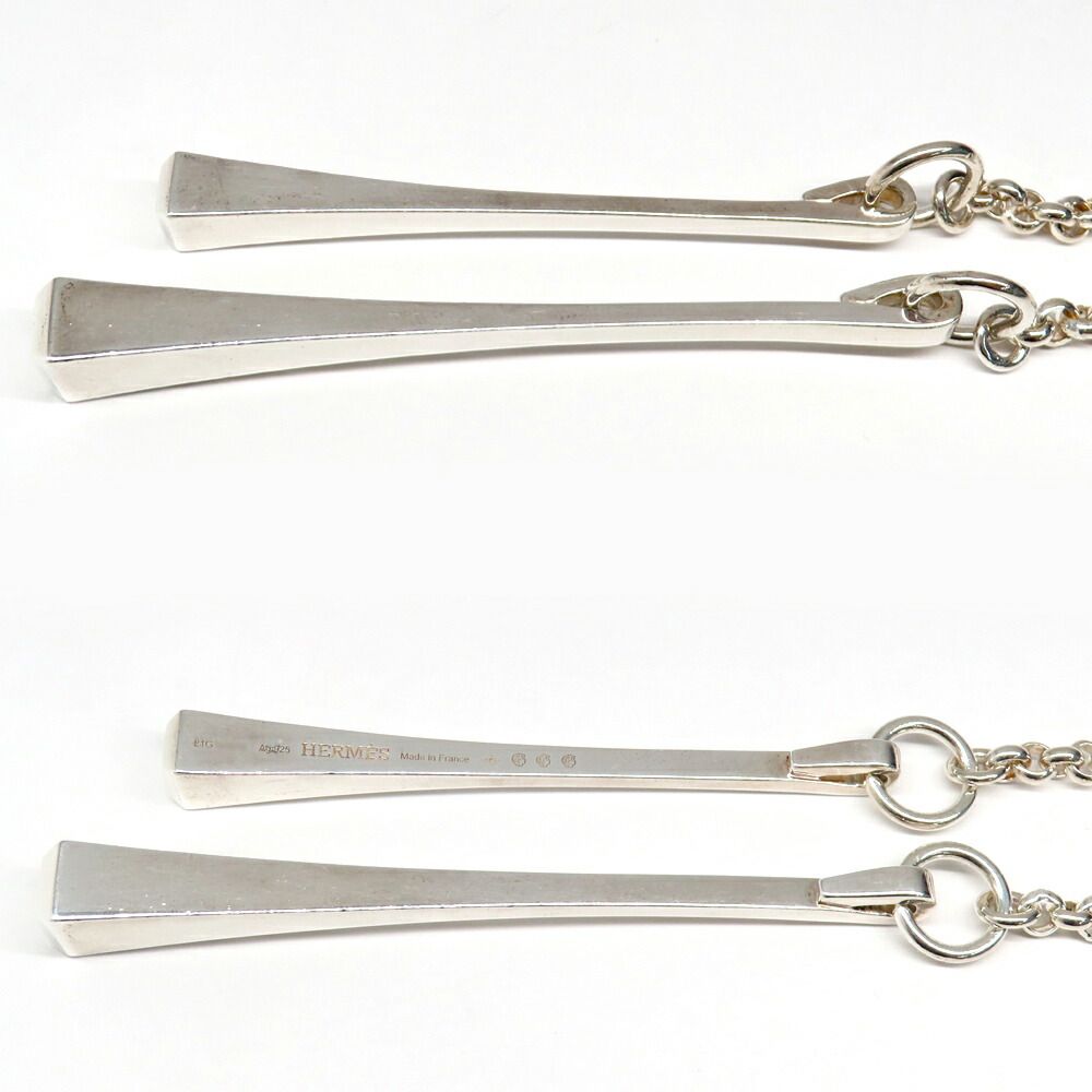 Hermes Necklace Cour de Forges Silver — view 3