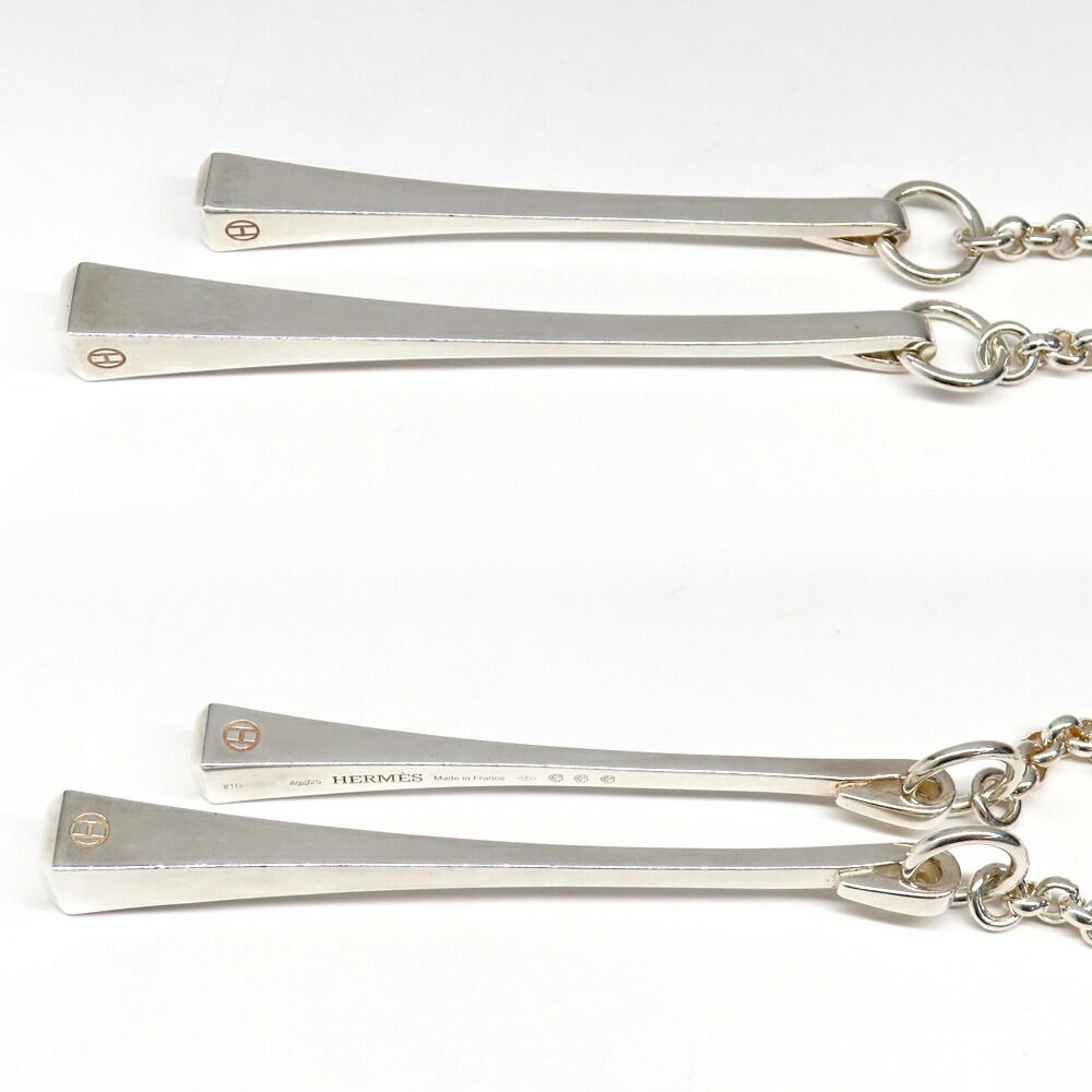 Hermes Necklace Cour de Forges Silver — view 2