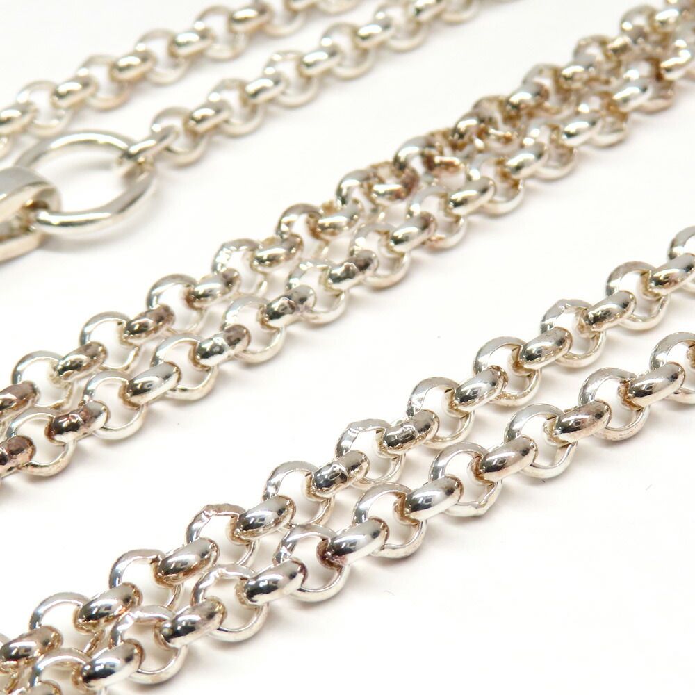 Hermes Necklace Cour de Forges Silver — view 7