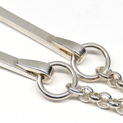 Hermes Necklace Cour de Forges Silver — view 5