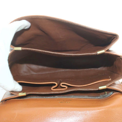 Celine Shoulder Bag Leather Flap Brown — view 5