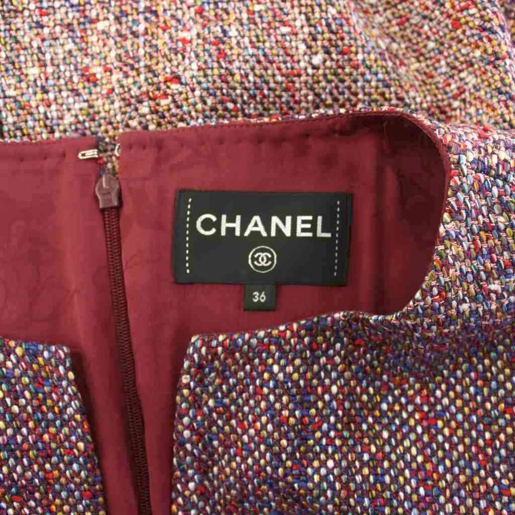 Chanel Dress Long Sleeveless Multicolor — view 6