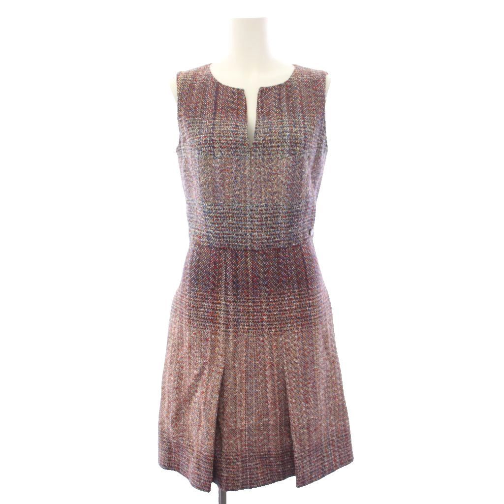 Chanel Dress Long Sleeveless Multicolor