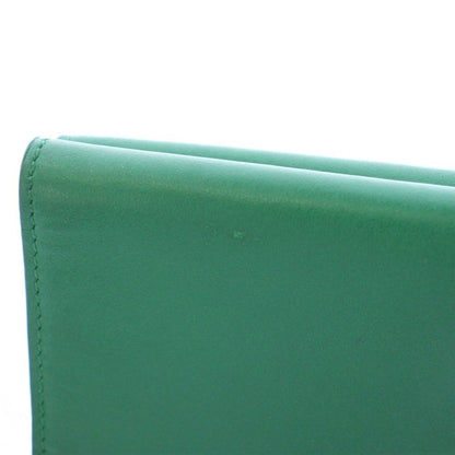 Dolce & Gabbana Pfoglio French Flap Trifold Wallet Logo Leather Green TK — view 8