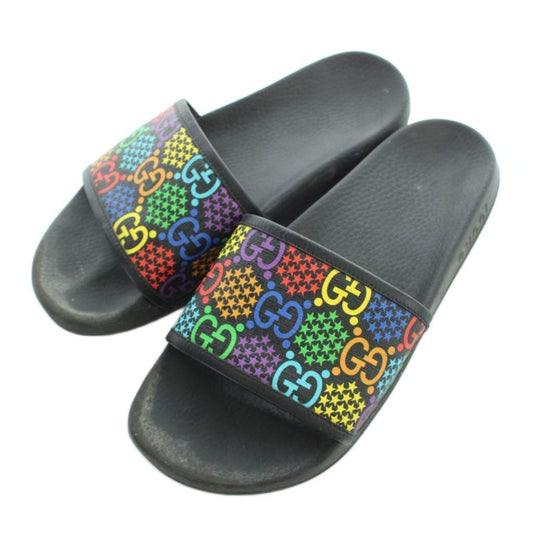 Gucci GG Psychedelic Slide Sandals Beach Multicolor