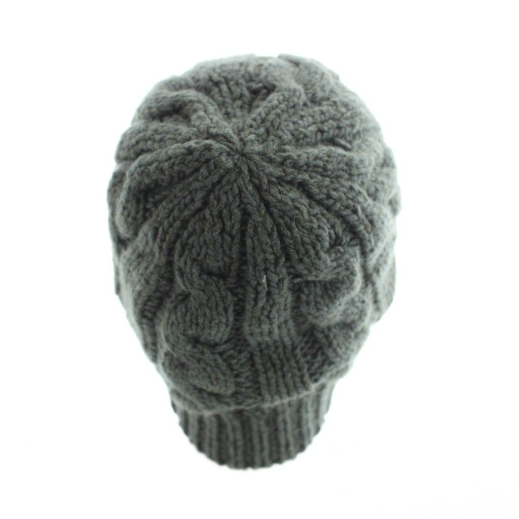 Brunello Cucinelli Hat Knit Cap Cashmere Gray — view 5