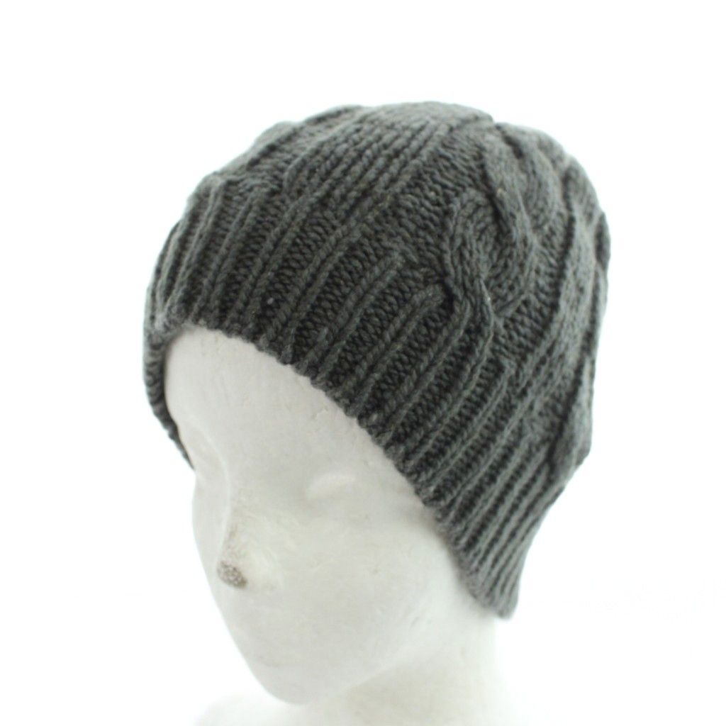 Brunello Cucinelli Hat Knit Cap Cashmere Gray — view 2