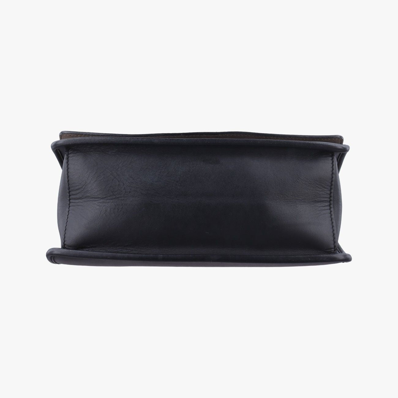 Fendi Kanaif Black Leather Messenger — view 3
