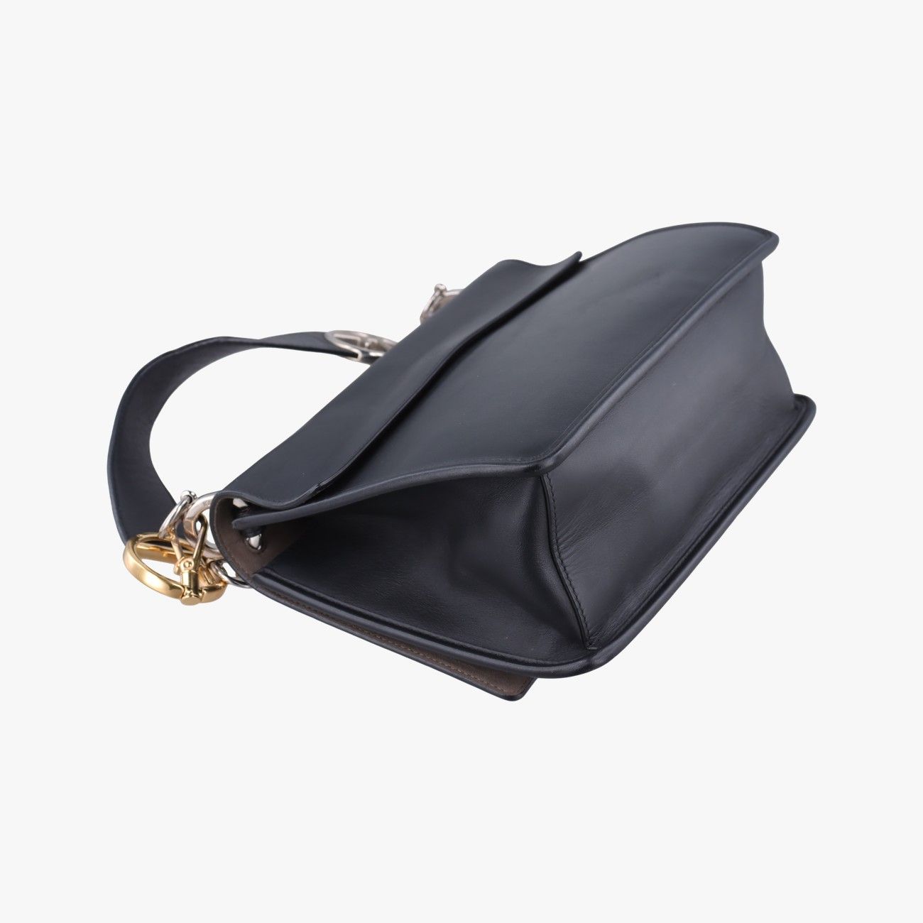 Fendi Kanaif Black Leather Messenger — view 7