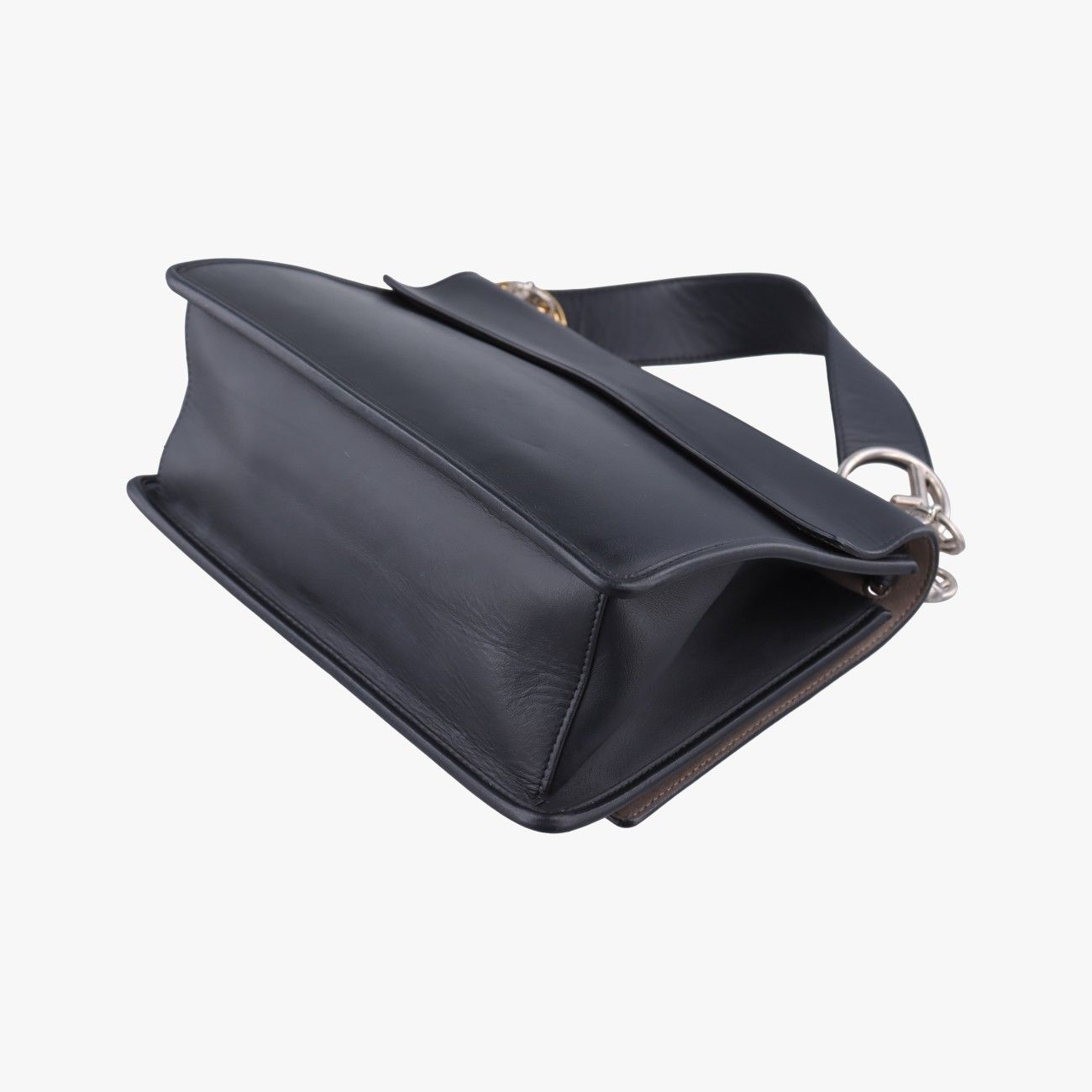 Fendi Kanaif Black Leather Messenger — view 6