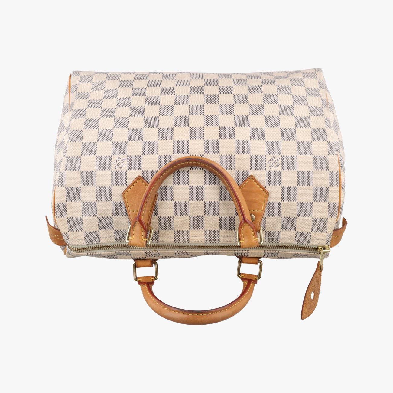 Louis Vuitton Speedy 30 Azur Damier Canvas Handbag — view 8