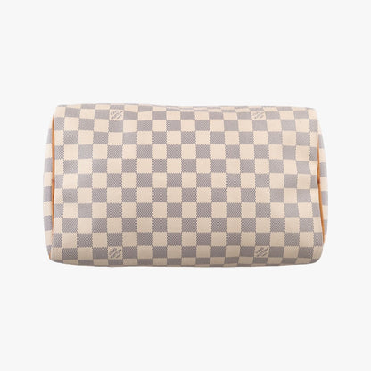 Louis Vuitton Speedy 30 Azur Damier Canvas Handbag — view 3