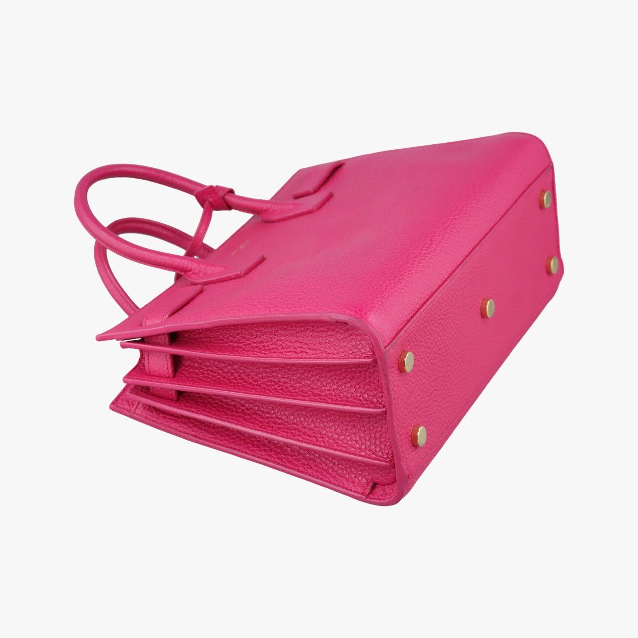 Saint Laurent Yves Sac de Jour Rose Red Leather Messenger — view 5
