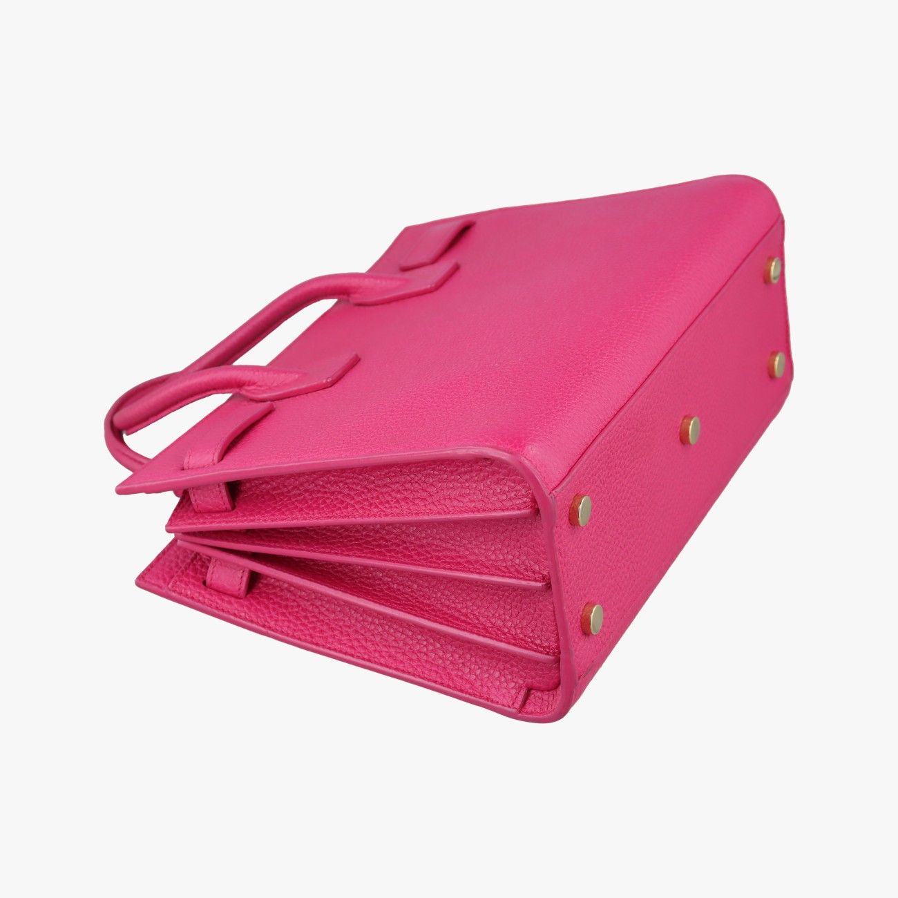 Saint Laurent Yves Sac de Jour Rose Red Leather Messenger — view 7
