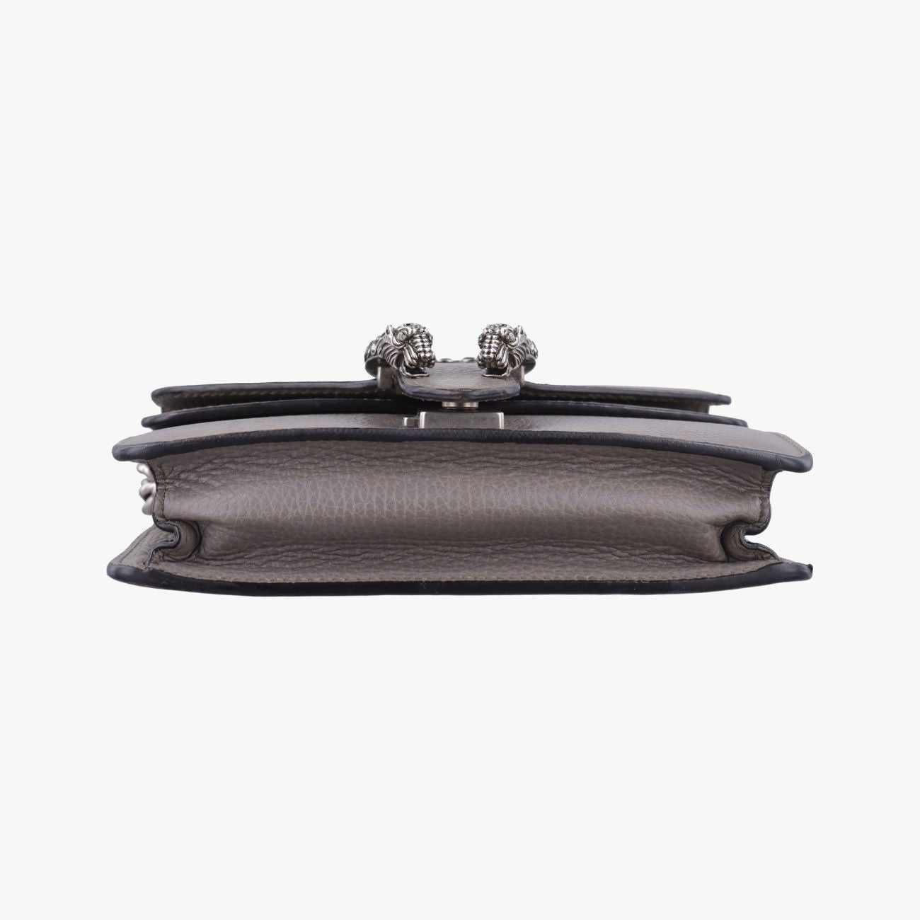 Gucci Dionysus Gray Leather Messenger — view 3