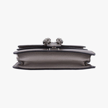 Gucci Dionysus Gray Leather Messenger — view 3