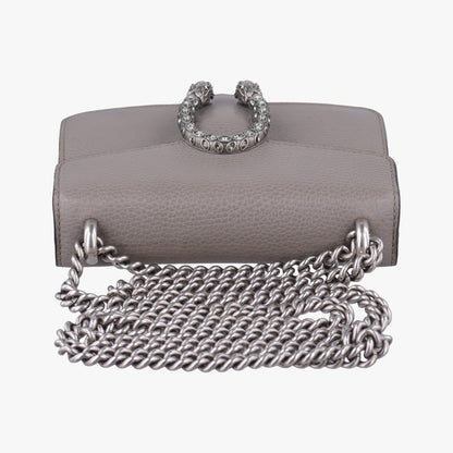 Gucci Dionysus Gray Leather Messenger — view 8