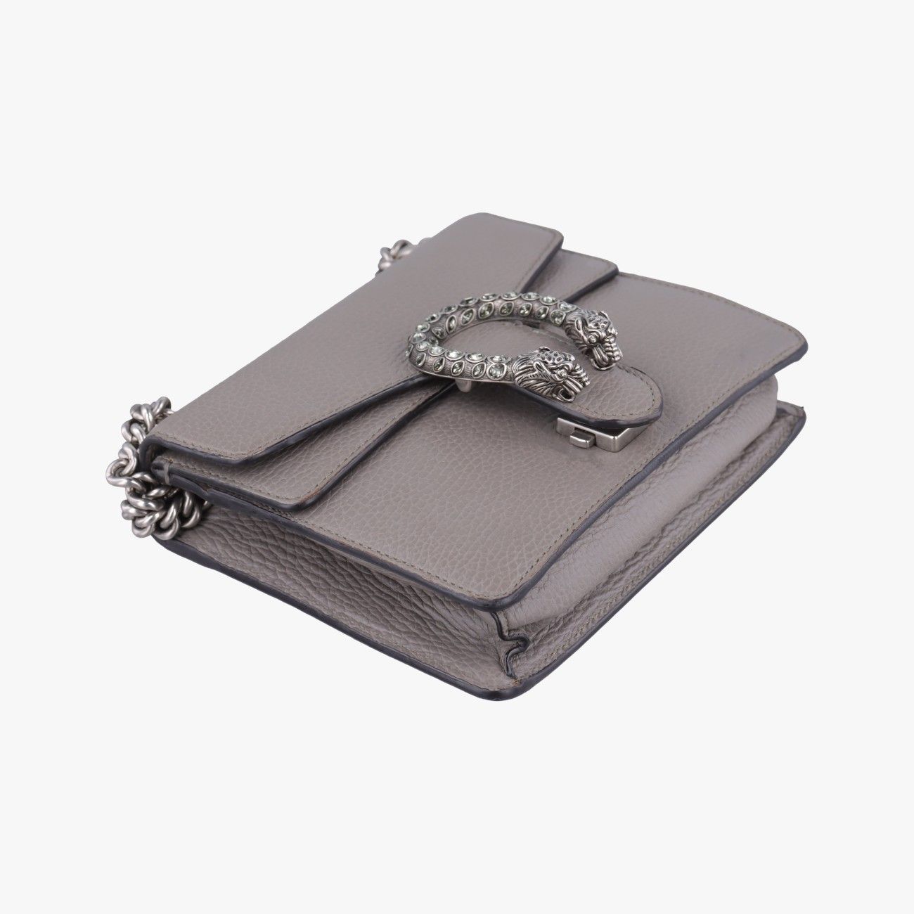 Gucci Dionysus Gray Leather Messenger — view 5