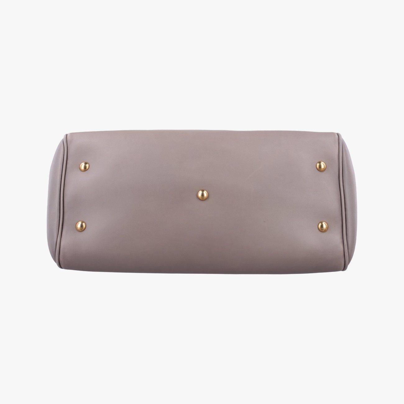 Gucci Horsebit Gray Leather Handbag — view 3