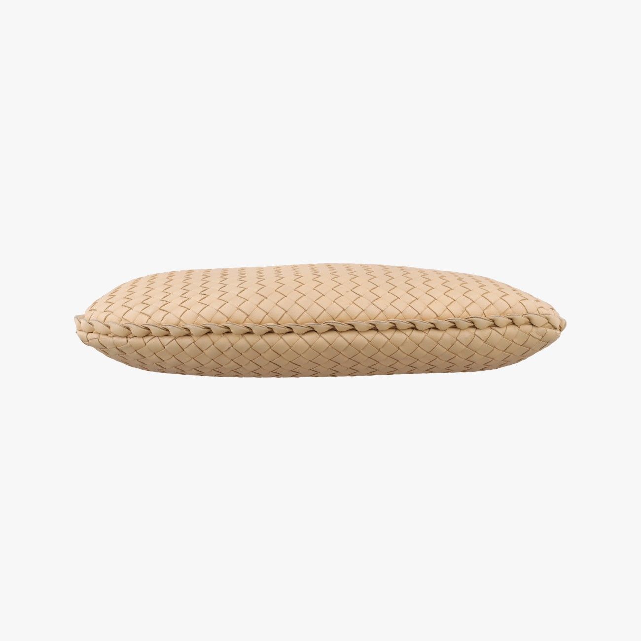 Bottega Veneta Intrecciato Beige Lambskin Handbag — view 3