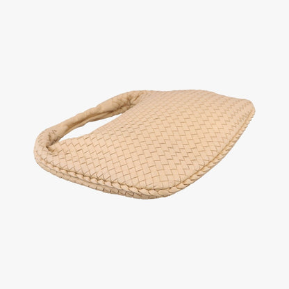 Bottega Veneta Intrecciato Beige Lambskin Handbag — view 7