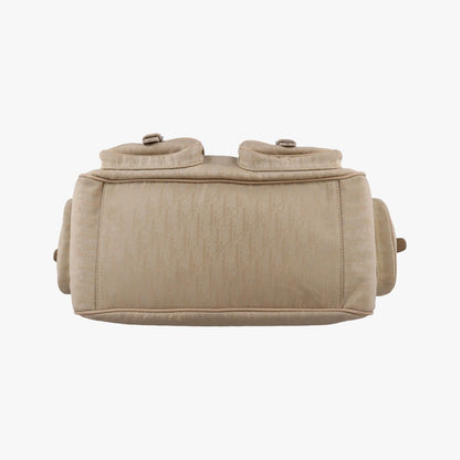Dior Brea Trotter Khaki Cotton Canvas Handbag — view 3