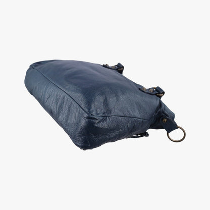 Balenciaga Giant City Navy Lambskin Messenger — view 6