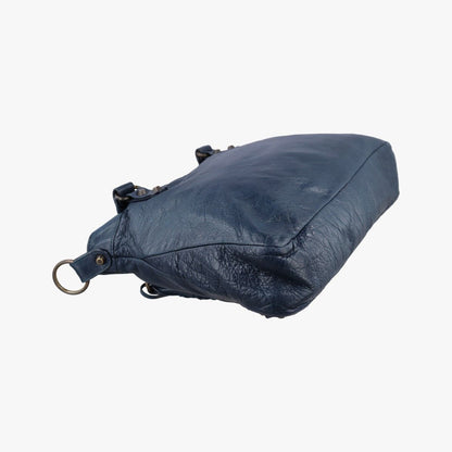Balenciaga Giant City Navy Lambskin Messenger — view 7