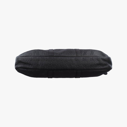 Gucci Guccissima Briefcase Black Leather — view 3