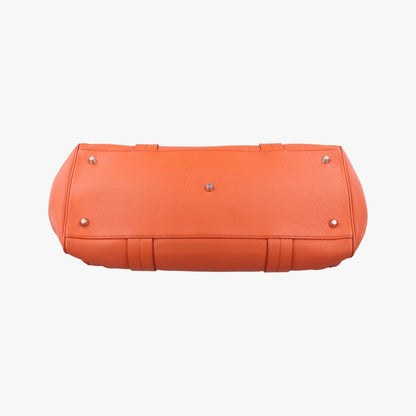 Dior Detective Orange Leather Handbag — view 3