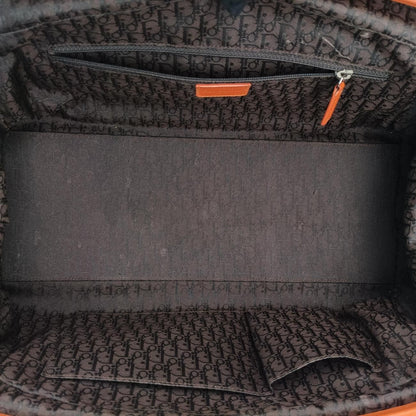 Dior Detective Orange Leather Handbag — view 9