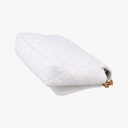 Versace Medusa White Leather Messenger — view 6