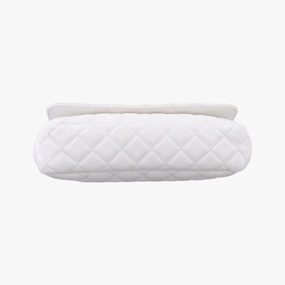 Versace Medusa White Leather Messenger — view 3